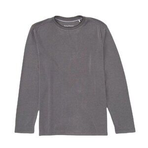 Tommy Bahama Men's Big & Tall 3XLT Black Coastal Crest Long Sleeve Crew T-Shirt